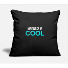 Kindness Is Cool Anti-Bullying Spread Love Black Pillow